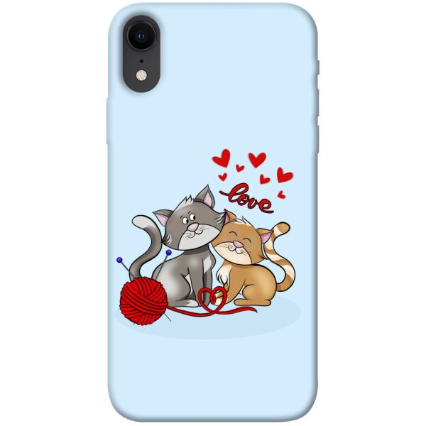 

Чехол itsPrint Два кота Love для Apple iPhone XR (6.1")