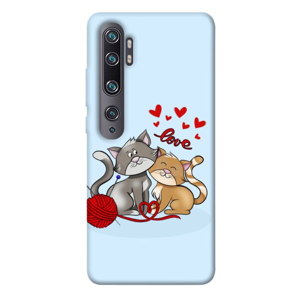 

Чехол itsPrint Два кота Love для Xiaomi Mi Note 10 / Note 10 Pro / Mi CC9 Pro