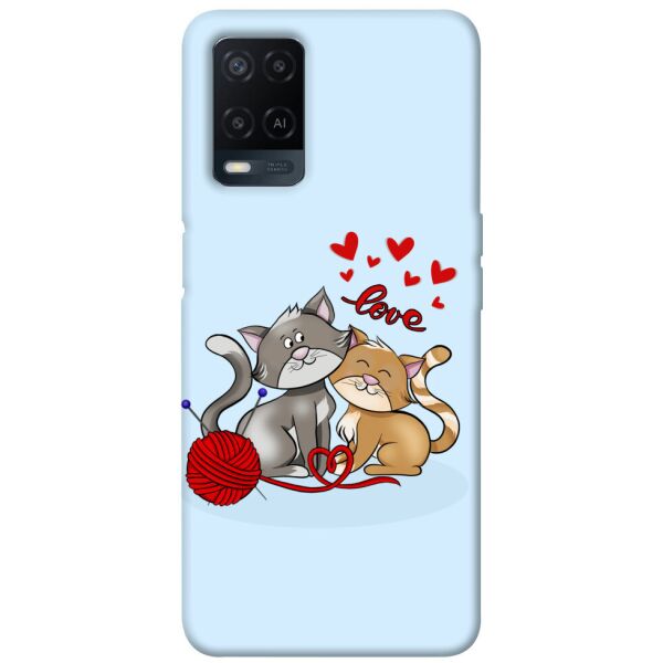 

Чехол itsPrint Два кота Love для Oppo A54 4G