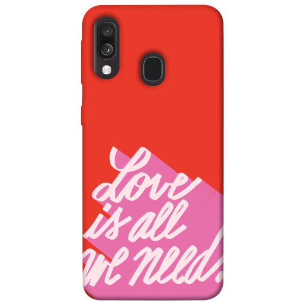 

Чехол itsPrint Love is all need для Samsung Galaxy A40 (A405F)