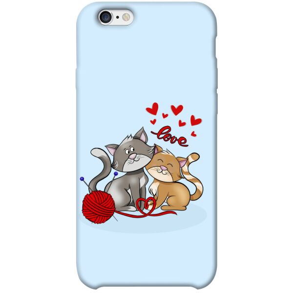 

Чехол itsPrint Два кота Love для Apple iPhone 6/6s plus (5.5")