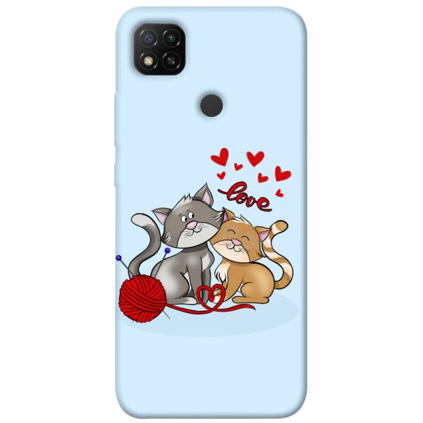 

Чехол itsPrint Два кота Love для Xiaomi Redmi 9C