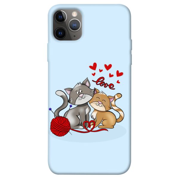 

Чехол itsPrint Два кота Love для Apple iPhone 12 Pro (6.1")