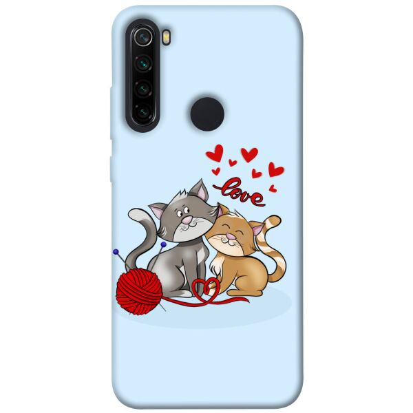 

Чехол itsPrint Два кота Love для Xiaomi Redmi Note 8