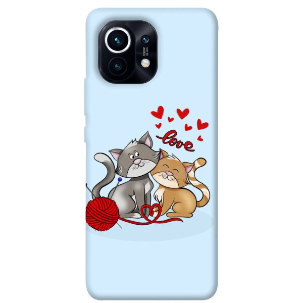

Чехол itsPrint Два кота Love для Xiaomi Mi 11