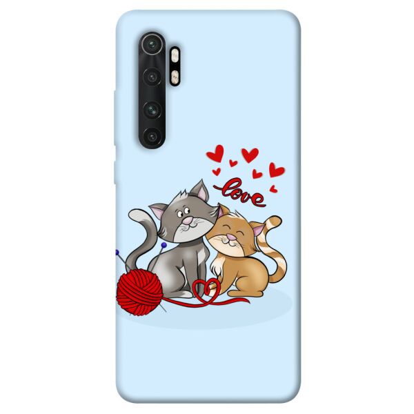 

Чехол itsPrint Два кота Love для Xiaomi Mi Note 10 Lite