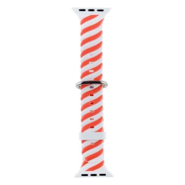 

Ремешок для Apple Watch (38-40mm) Colour Bar White-Red