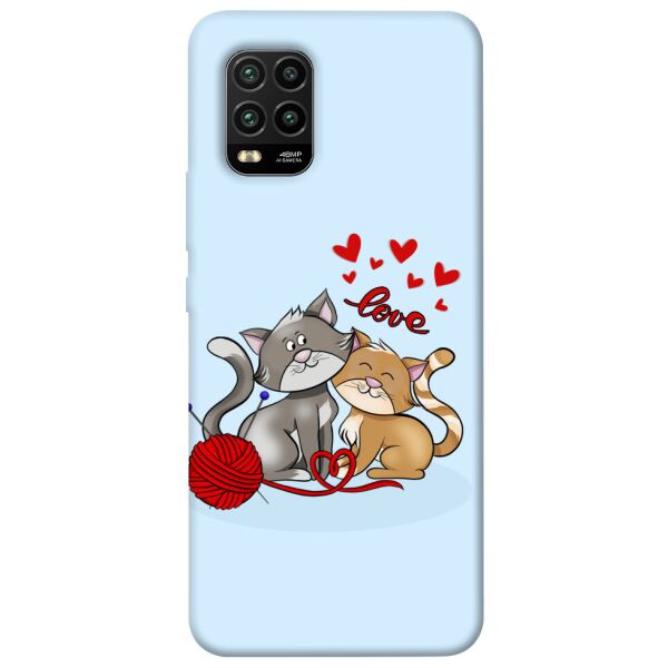 

Чехол itsPrint Два кота Love для Xiaomi Mi 10 Lite