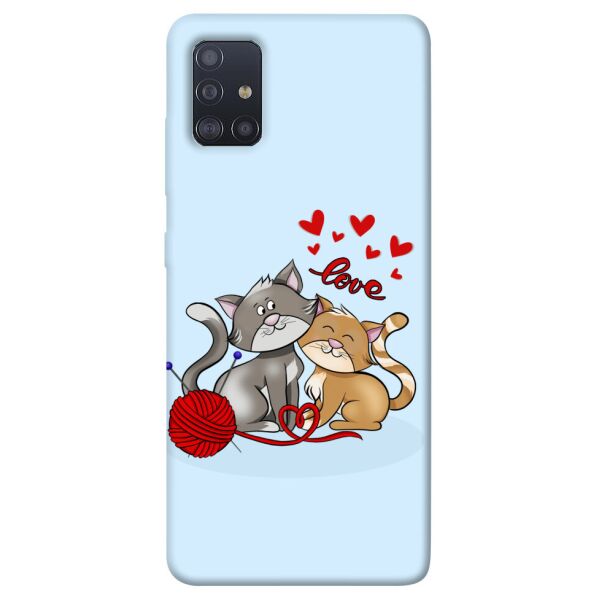 

Чехол itsPrint Два кота Love для Samsung Galaxy M51