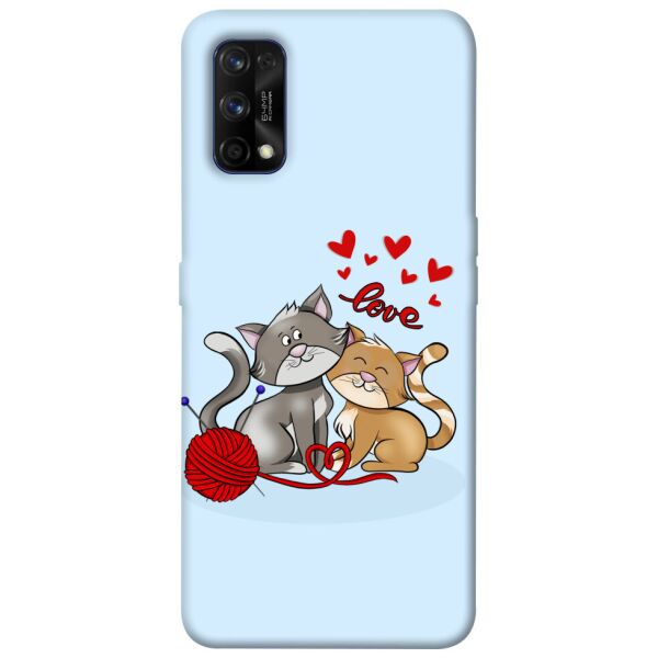 

Чехол itsPrint Два кота Love для Realme 7 Pro