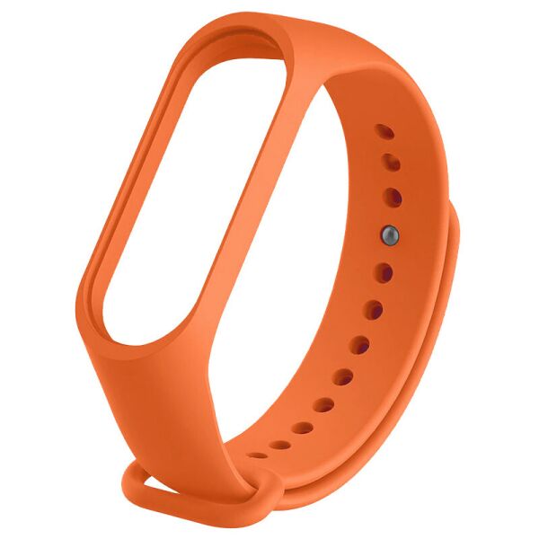 

Ремешок для фитнеса браслета Mi Band 3/4 (Silicon) Orange