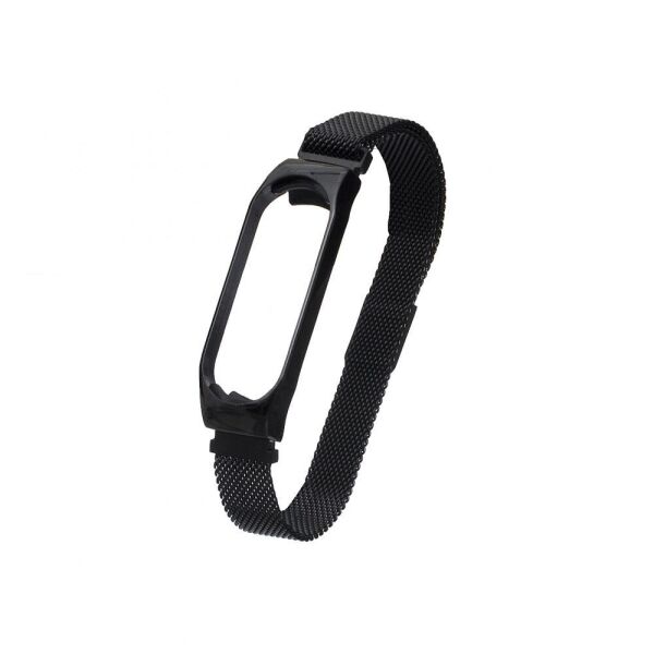 

Ремешок для фитнеса браслета Mi Band 3/4 Milanese Loop Black
