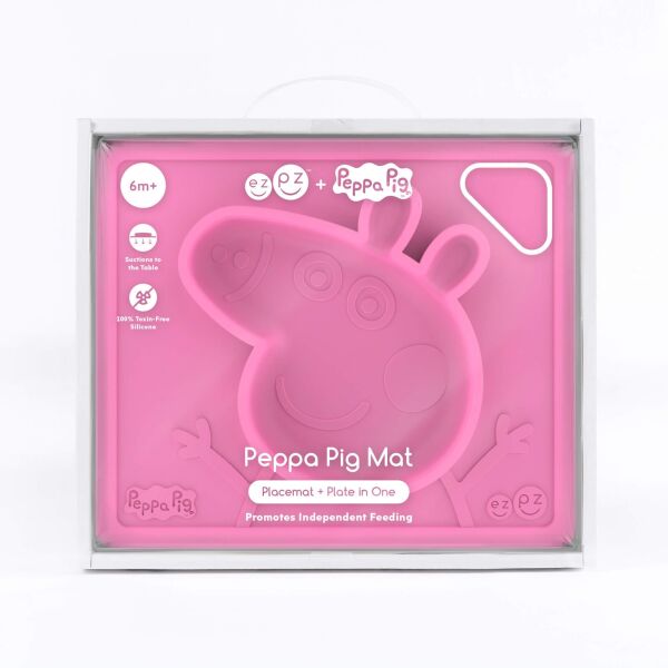 

Тарелка коврик EZPZ Peppa Pig Mat розовая (PEPPA PIG MAT)