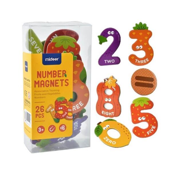 

Набор магнитных цифр MiDeer Яркий счет (MD2102)