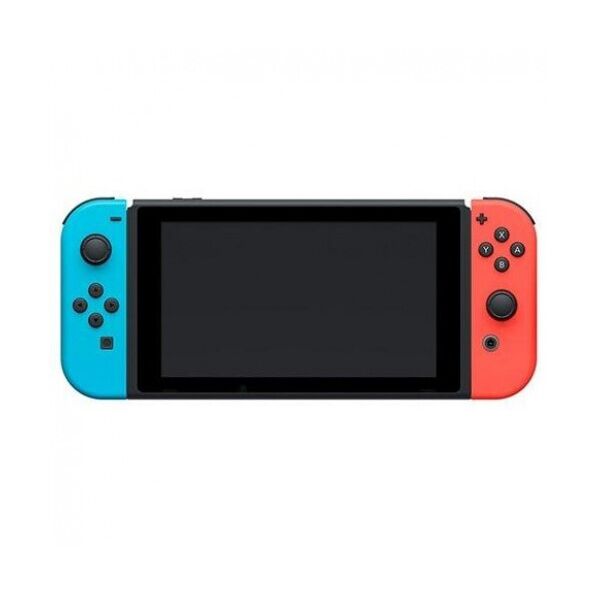 

Портативная игровая приставка nintendo switch with neon blue and neon red joy-con