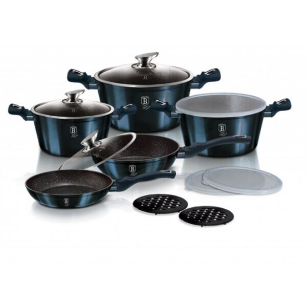 

Набор посуды berlinger haus aquamarine metallic line (bh-7031)