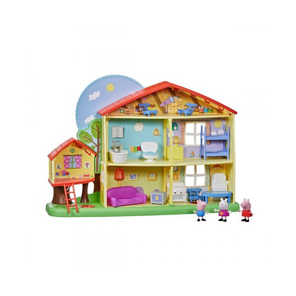 

Игровой набор Peppa - КОТТЕДЖ ПЕППЫ ДЕНЬ-НОЧЬ (3 фигурки, свет, звук) (F2188)