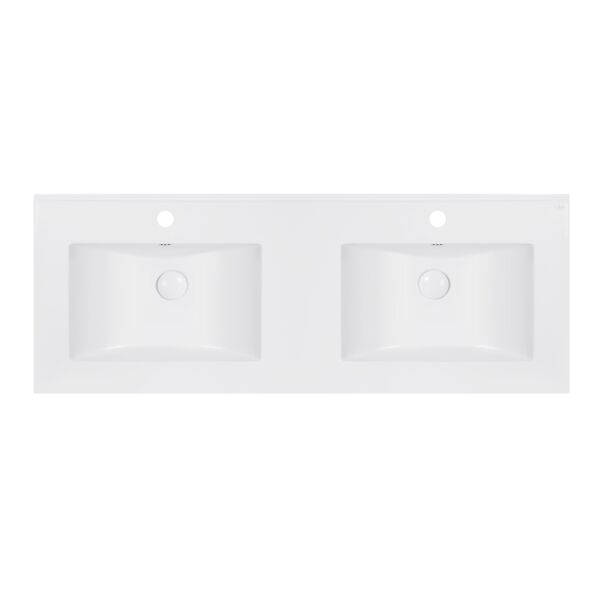 

Раковина двойная Qtap Albatross ED 1210х460 White с донным клапаном QT01119120EDW