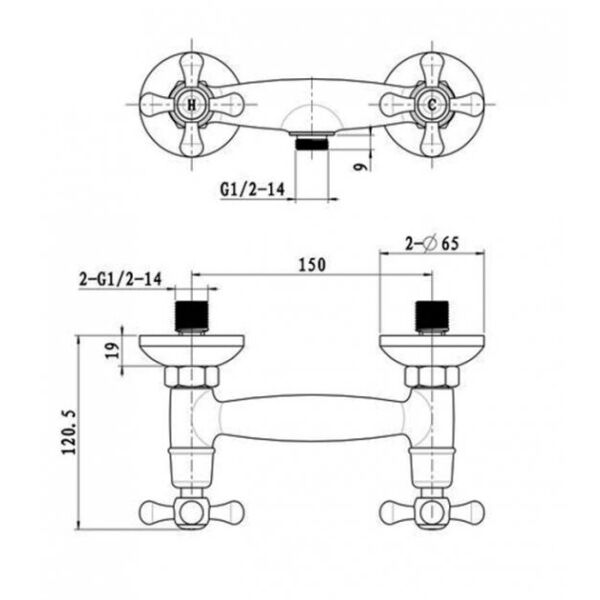 

Смеситель для душа IBERGRIF LUCCA M12052C (IB0058)