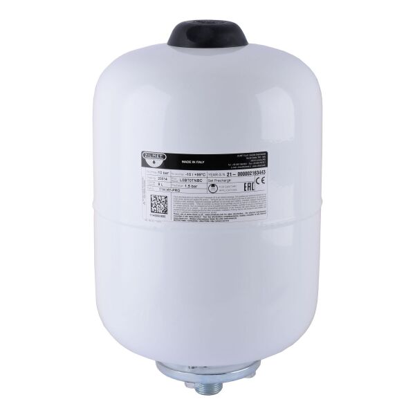 

Гидроаккумулятор cо сменной мембраной 8л ZILMET HY-PRO 10bar, белый ( 11H0000800 )