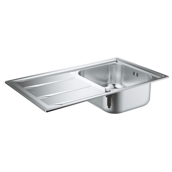 

Кухонная мойка Grohe K400 860 x 500 мм с эксцентриком 1 чаша матовая (31566SD0)