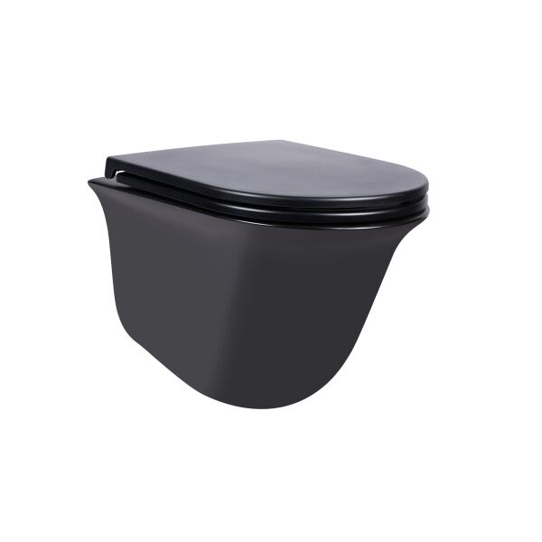 

Унитаз подвесной Qtap Virgo безободковый с сиденьем Soft-close QT1833051ERMB