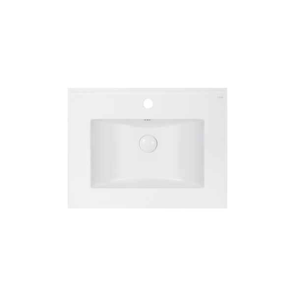 

Раковина Qtap Albatross E 615х470 White с донным клапаном QT01119060EW