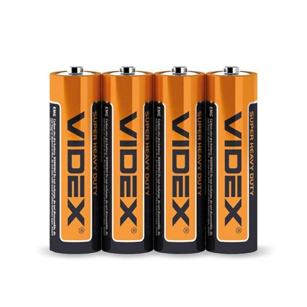 

Батарейка сольова Videx R6P/AA 4шт SHRINK