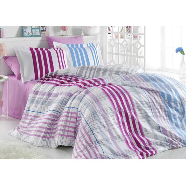 

Постельное белье Hobby. Poplin Stripe фуксия-1,5-спальный