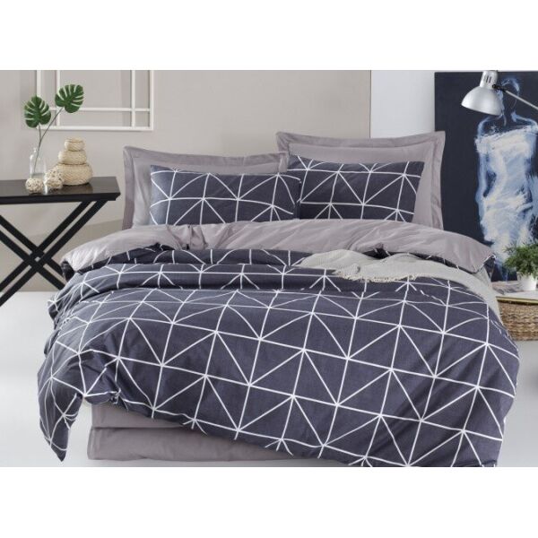 

Постельное белье Lotus. Home Perfect Livo антрацит-Евро