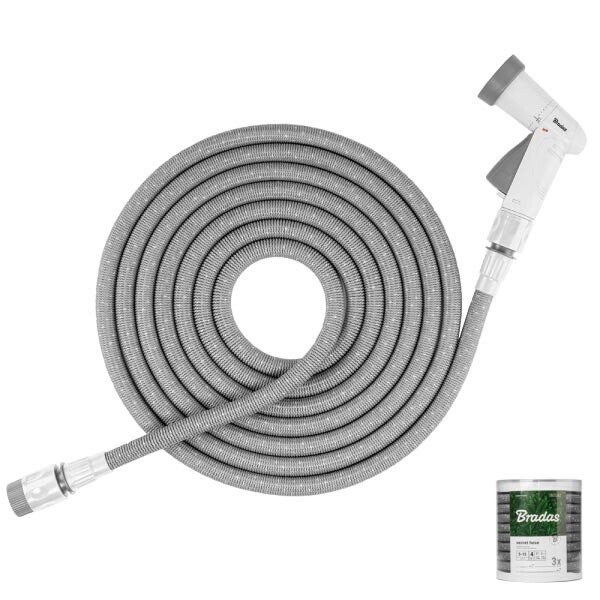 

Шланг который растягивается с насадками Bradas SECRET HOSE 5-15 м (WSCH515GY)
