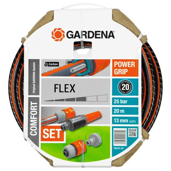 

Шланг Gardena Flex 13 мм (1/2") 20 м Set (18034-20)