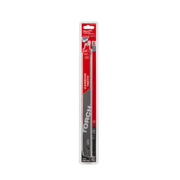 

Полотно THE TORCH 300 TCT для сабельной пилы 5шт Milwaukee 48005503