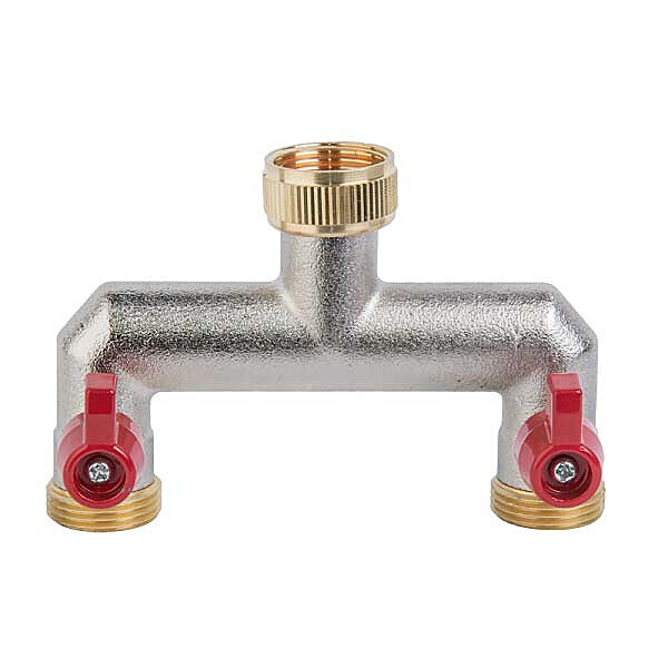 

Распределитель воды латунный Bradas 2-канальный 3/4" BRASS (BR-3034)