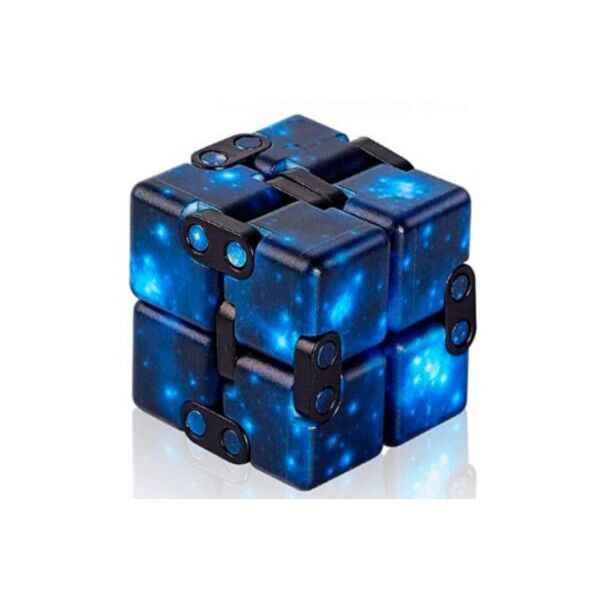 

Кубик антистресс Infinity Cube космос (синий)