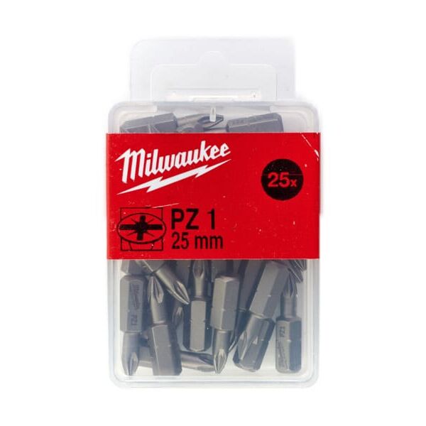 

Бита MILWAUKEE, PZ1, 25мм, (25шт)