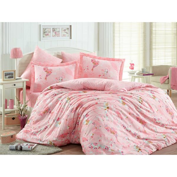 

Постельное белье Hobby Exclusive. Sateen Mystery, персиковый-Евро