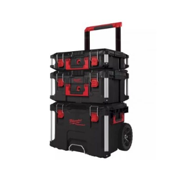 

Набор кейсов Milwaukee PACKOUT (Кейс на колесах+большой кейс+кейс) (4932464244)