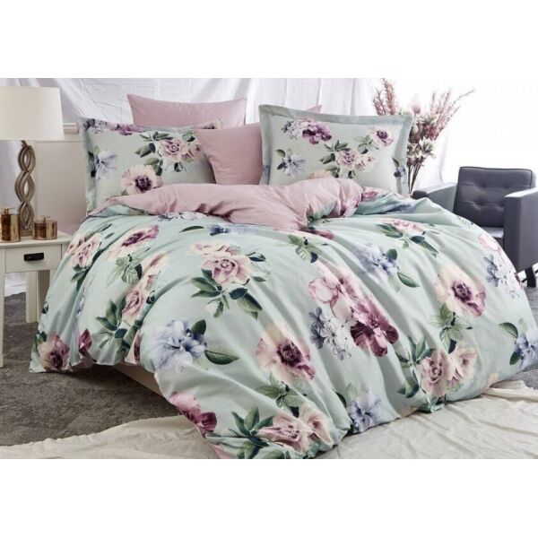 

Постельное белье Dantela Vita. Сатин Digital Floral-Евро
