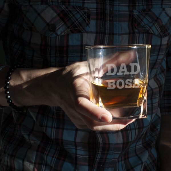 

Стакан для виски "Dad Boss"