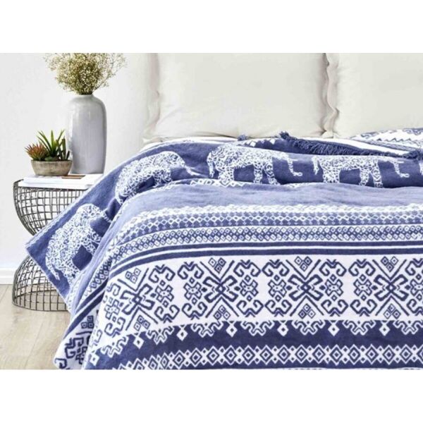 

Плед Karaca Home. Colmar indigo-180х220