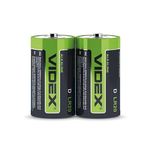 

Батарейка щелочная Videx LR20/D 2шт SHRINK