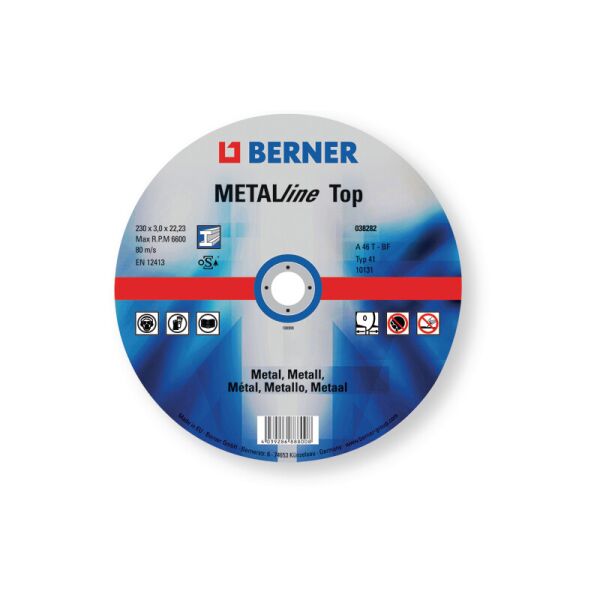 

Круг отрезной Berner по металлу 125 x 1 x 22,23