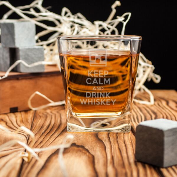 

Стакан для виски "Keep calm and drink whiskey"