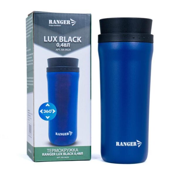 

Термокружка Ranger Lux 0,48 L Black (Арт. RA 9929)