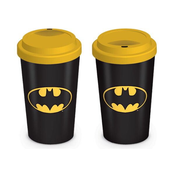 

Эко кружка для путешествий (с крышкой) Batman (Logo) / Бэтмен