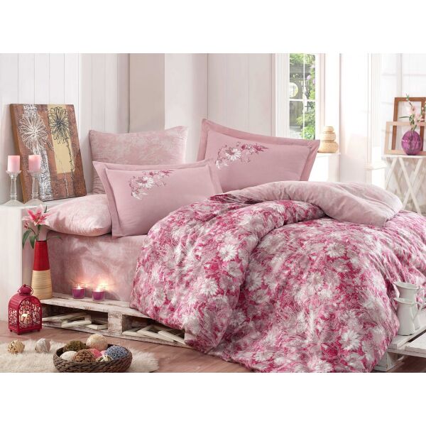 

Постельное белье Hobby Exclusive. Sateen Romina, розовый-Евро