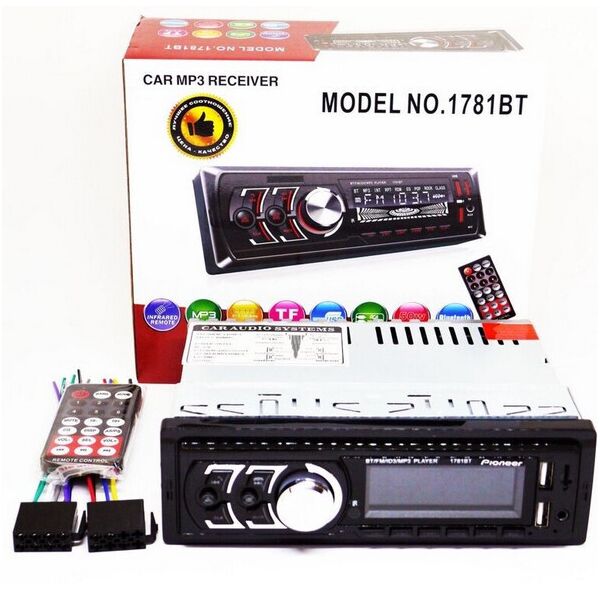 

Автомагнитола 1DIN MP3 1781BT FM+2xUSB+SD+AUX+Bluetooth | Магнитола в машину