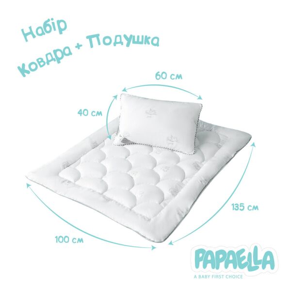 

Набор SUPER SOFT CLASSIC: одеяло 100*135 всесезонное и подушка 40*60