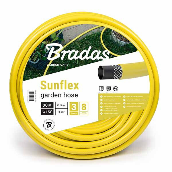 

Шланг для полива Bradas SUNFLEX 1/2" 30 м (WMS1-230)